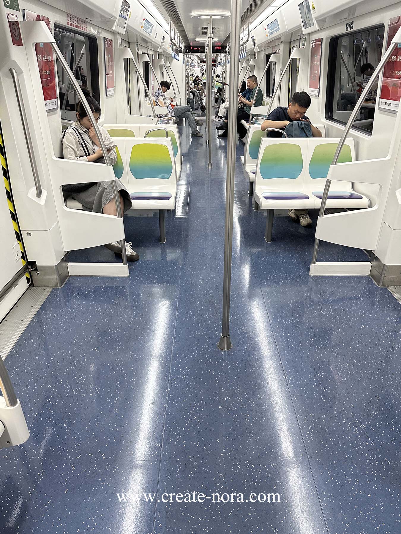 the photo of nora rubber flooring in Xian Metro 1